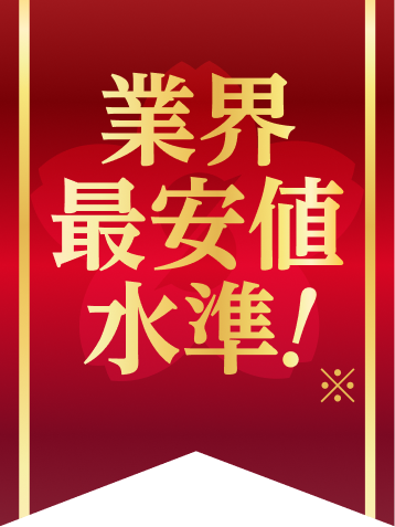 業界最安値水準